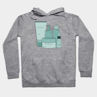 Skincare Essentials (Teal Theme) Hoodie